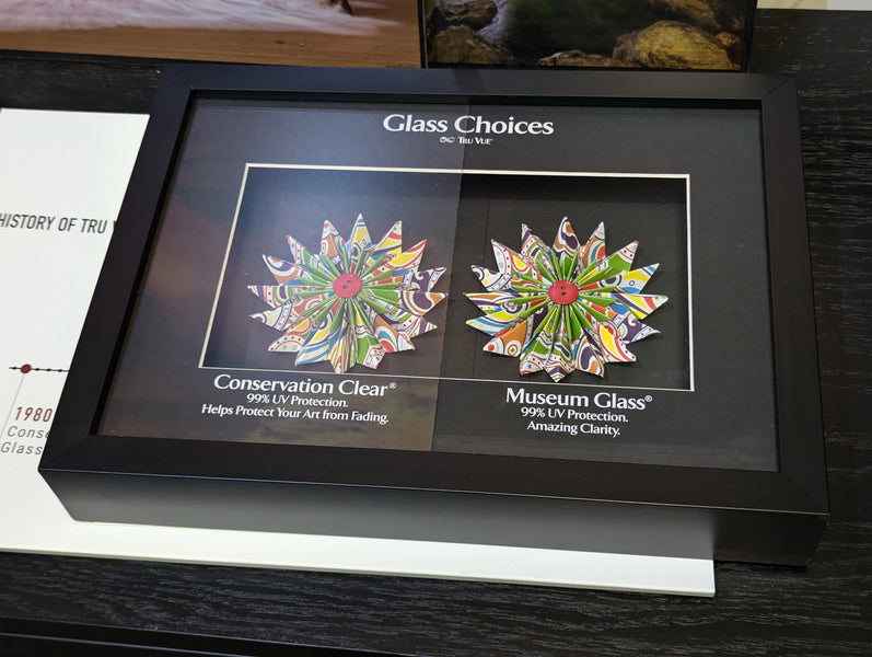 Seven Types of Picture Framing Glazing Options