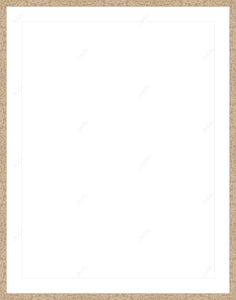 Empty frame for paper item